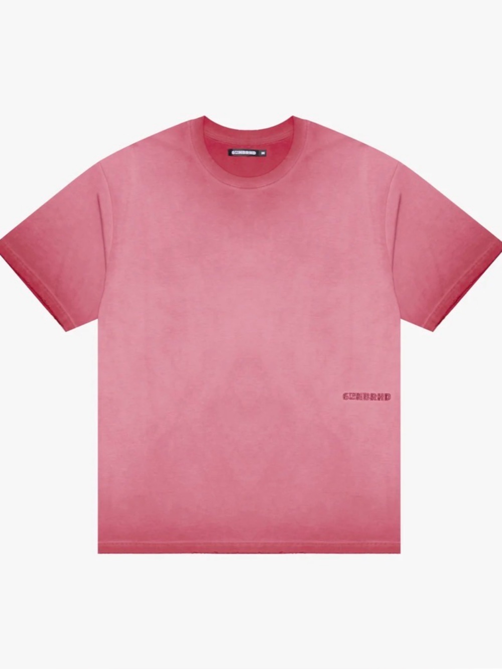 6TH NBRHD “ESNTL 2.0” T-SHIRT VINTAGE RED SIZE MEDIUM